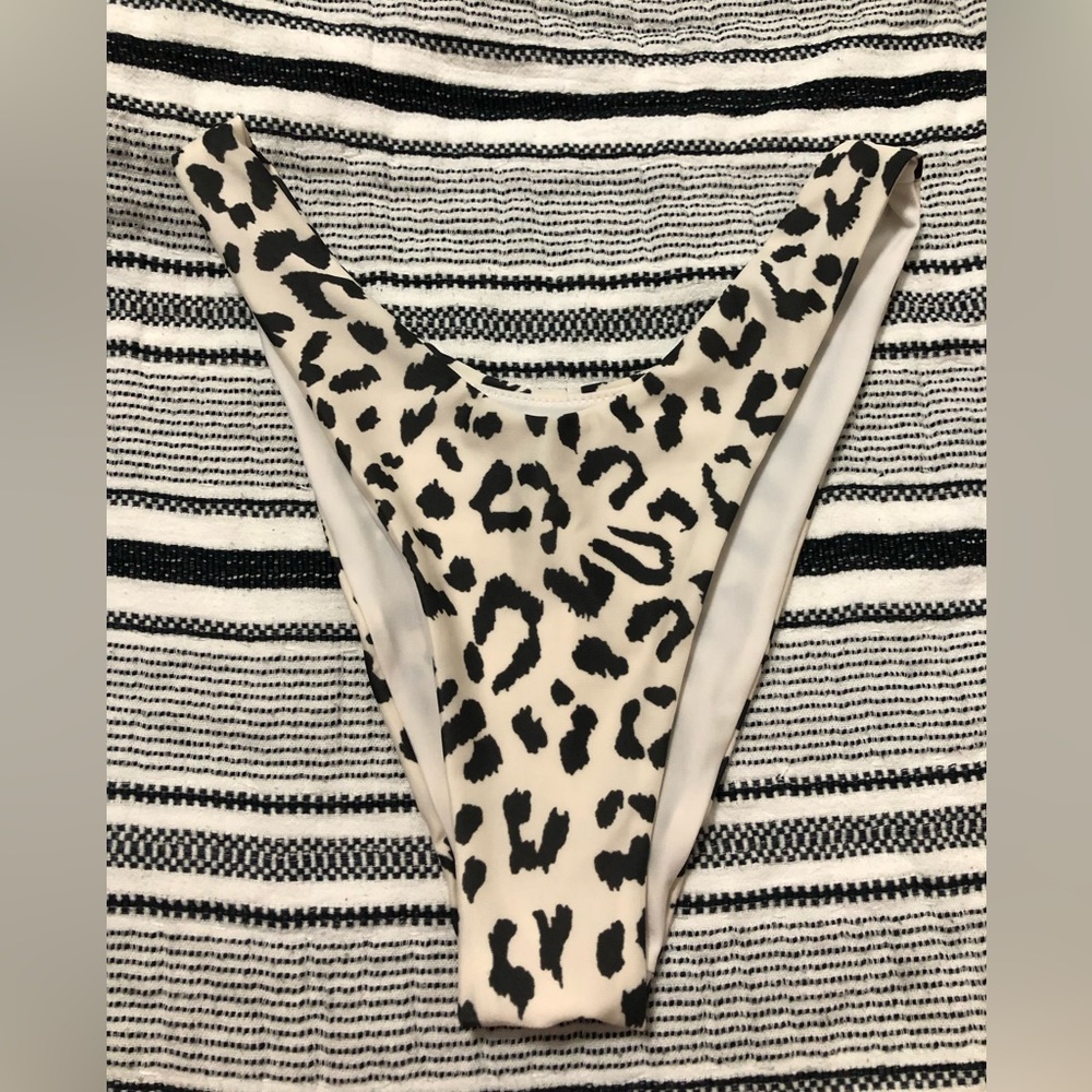 aerie cheekiest bikini bottoms cheetah print
